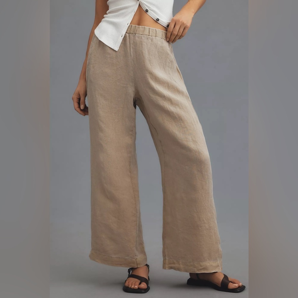 NWT Velvet by Graham & Spencer Lola Linen Pants